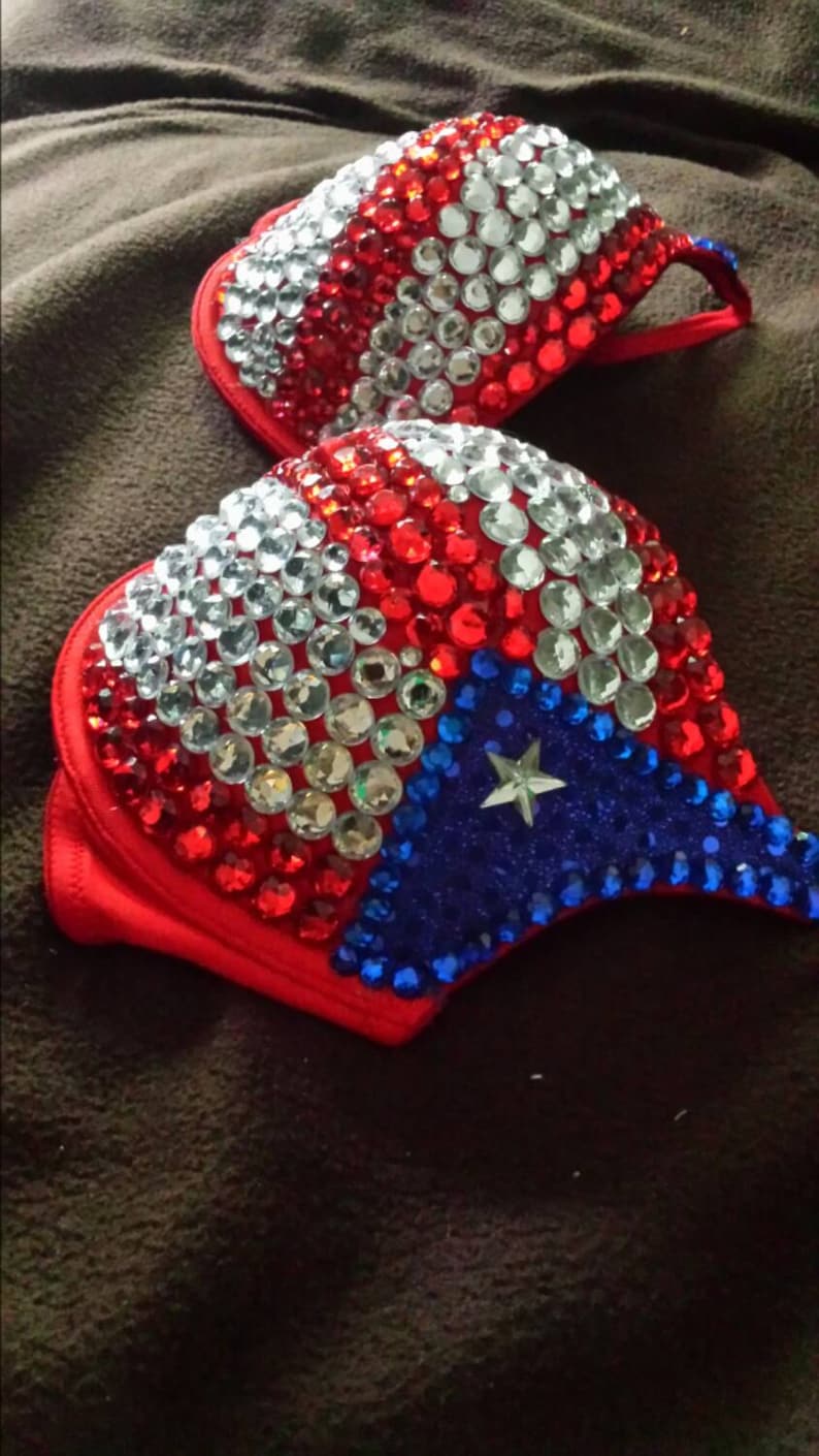 Puerto Rican National Flag Bra Etsy