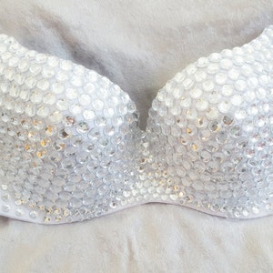 Fully hand jeweled Bra (front and back)