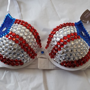Puerto Rican National Flag Bra