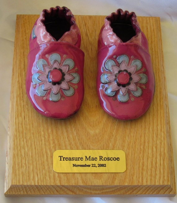 Style 1000W Preserved Baby Shoe on Wood Base - Etsy