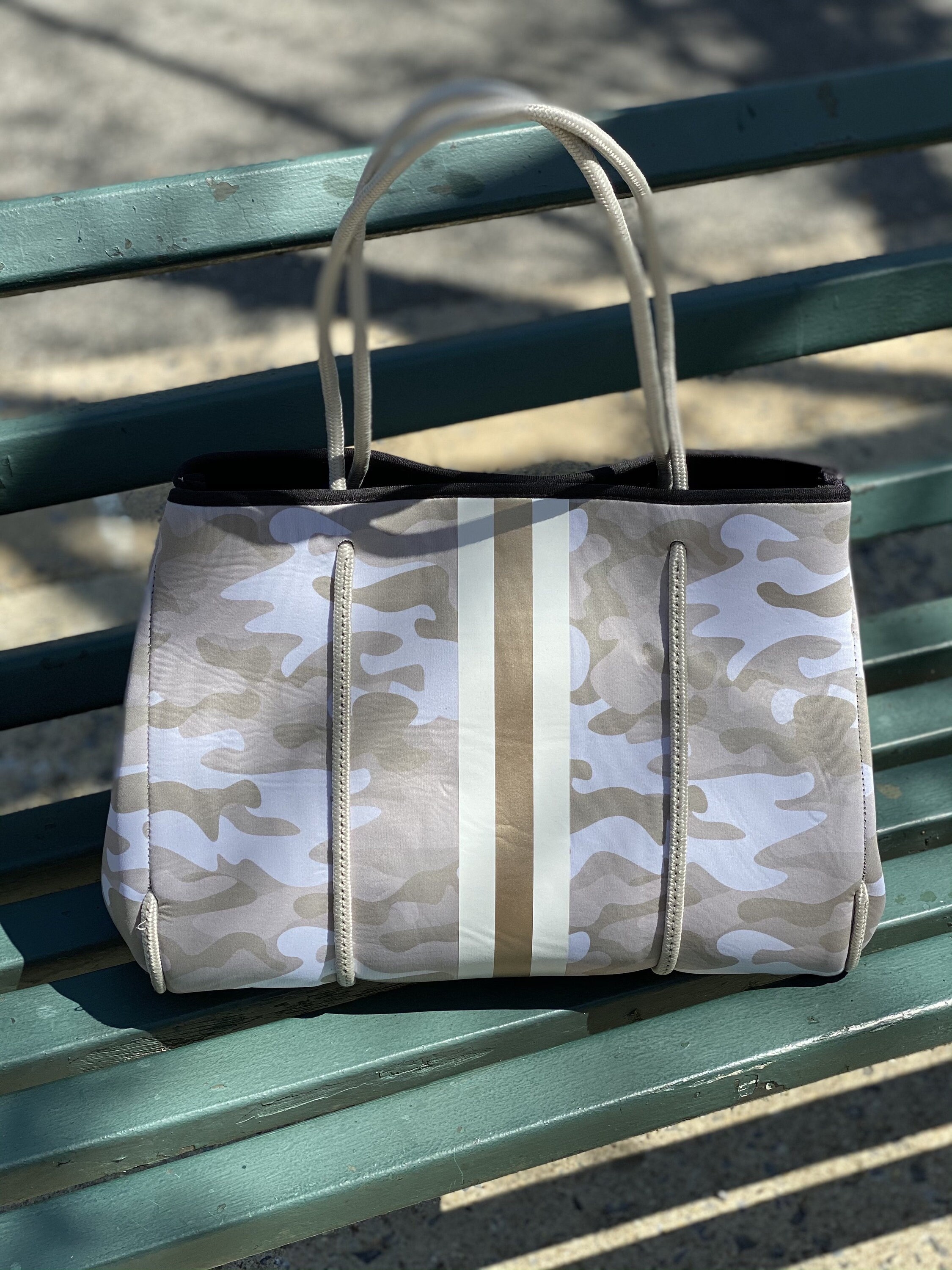 Haute Shore | Billie Roma Neoprene Tennis Bag w/Stripe