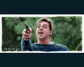 Noite Silenciosa, Noite Mortal Parte 2 - Impressão artística do Dia do Lixo por Jim Ferguson