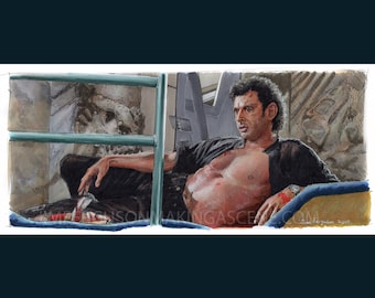 Jurassic Park - So You Two Dig Up Dinosaur Bones?   Poster Print By Jim Ferguson
