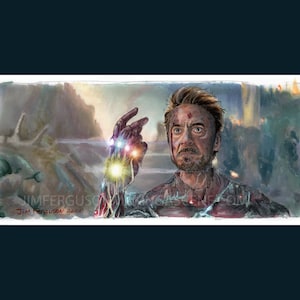 The Avengers - Impression Je suis Iron Man par Jim Ferguson