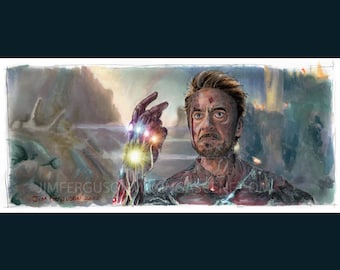 Os Vingadores - Eu Sou o Homem de Ferro Impressão de Jim Ferguson