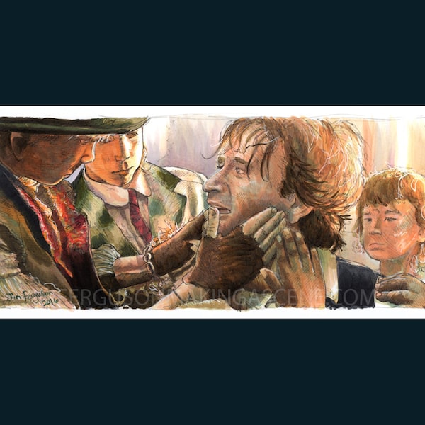 Hook - There you are Peter Poster Print By Jim Ferguson