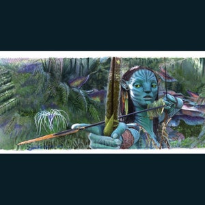 Avatar -  Neytiri Poster Print By Jim Ferguson