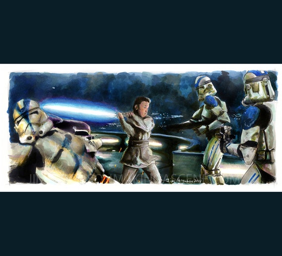 Star Wars - Revenge of the Sith - Zett Jukassa Poster Print By Jim Ferguson