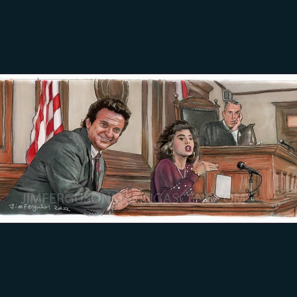 My Cousin Vinny - The defense is wrong Poster Print By Jim Ferguson