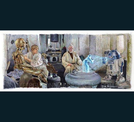 Star Wars A New Hope - Help me, Obi-Wan Kenobi You're my only hope By Jim Ferguson