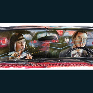 Pulp Fiction - Don&#39;t Be a Square Print By Jim Ferguson
