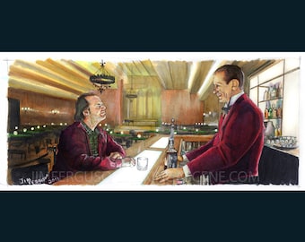 The Shining - Hello Lloyd Print By Jim Ferguson