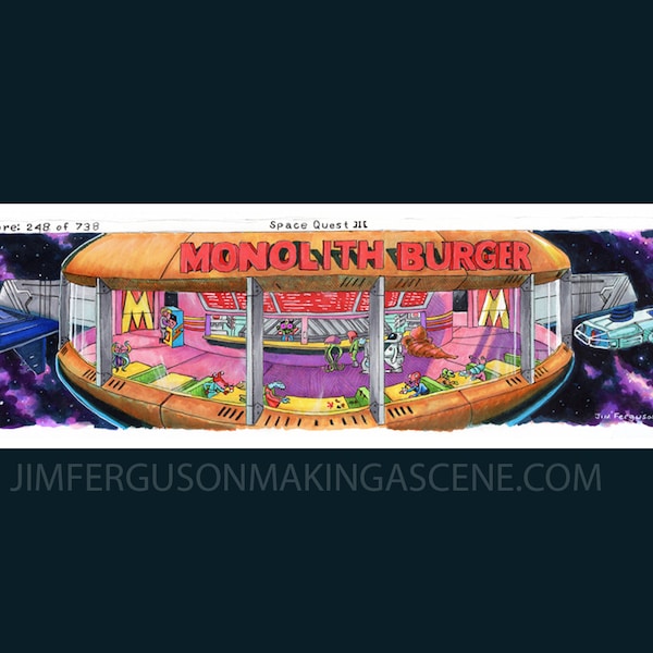 Space Quest III - La hamburguesa monolítica de Jim Ferguson