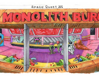 Shipped to Canada Space Quest III - The Monolith Burger By Jim Ferguson