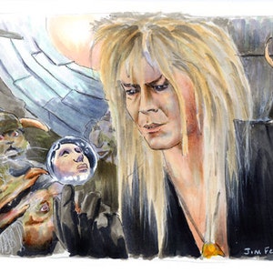 Labyrinth - The Goblin King Poster Print By Jim Ferguson