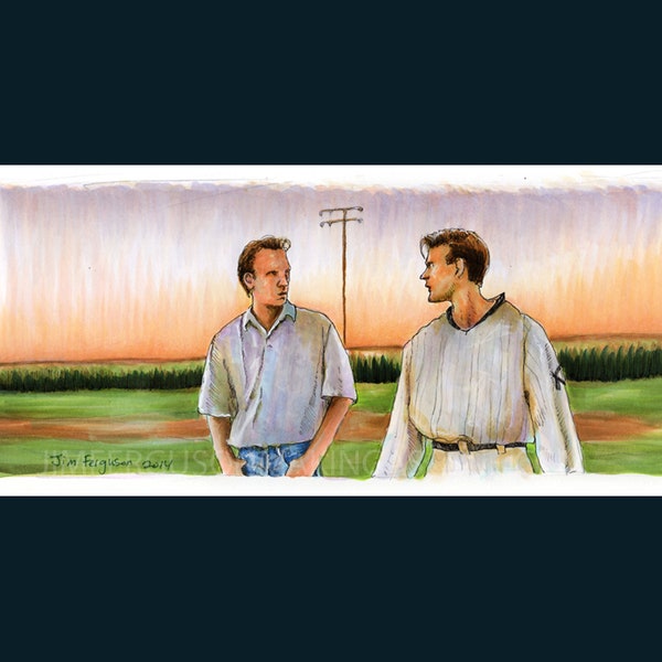 Field of Dreams - Is this Heaven Poster Print By Jim Ferguson