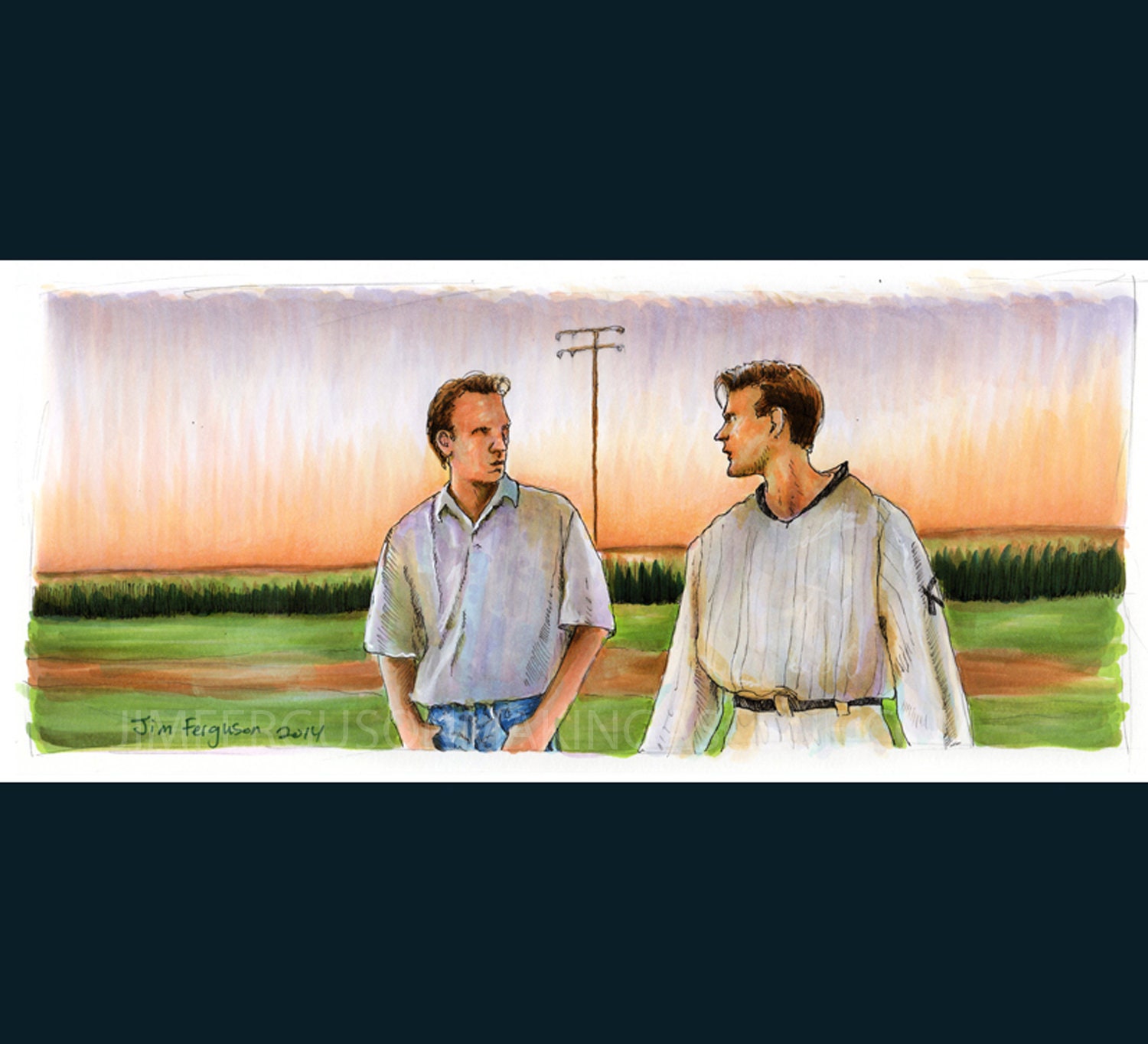 Field of Dreams is This Heaven Poster Print by Jim Ferguson 