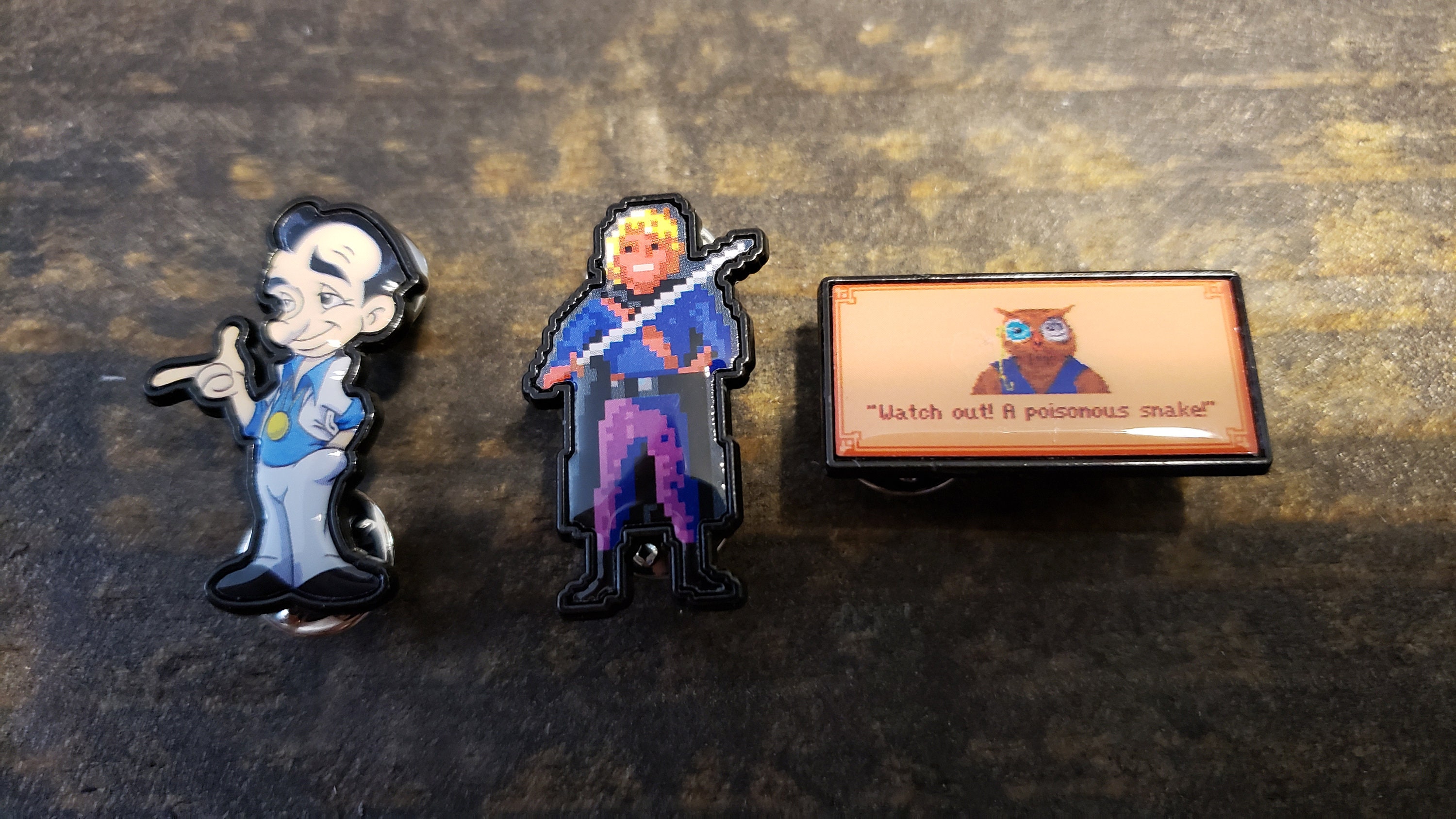 Set of 3 Sierra Game enamel pins