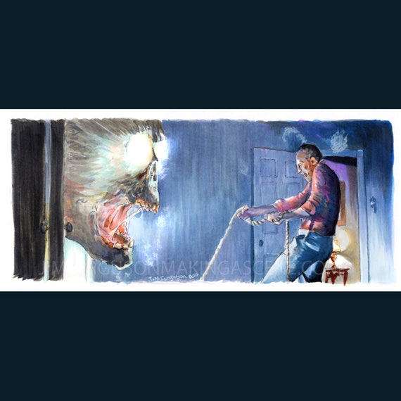 Poltergeist - Closet Ghost  Art Poster Print By Jim Ferguson