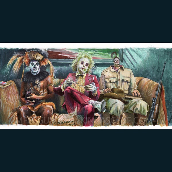 Beetlejuice - Well Looks like I'm Next Poster Print By Jim Ferguson