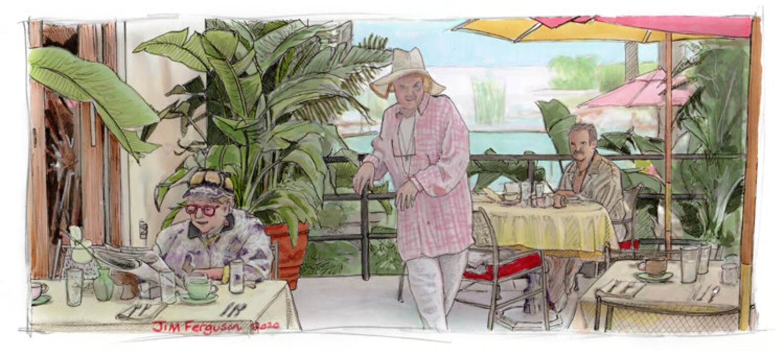 Birdcage I Didn't Know John Wayne Walked Like That Poster Print by Jim