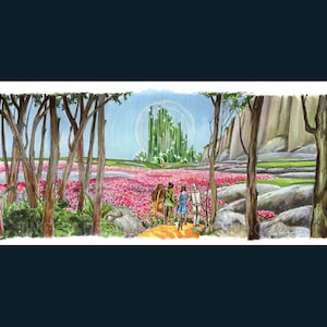 The Wizard of Oz -  Emerald City Print By Jim Ferguson