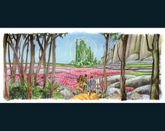 The Wizard of Oz -  Emerald City Print By Jim Ferguson