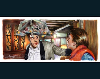 Back to the Future - Don't Say a Word  Poster Print By Jim Ferguson
