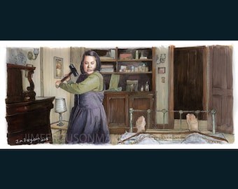 Misery - Hobbling Print By Jim Ferguson