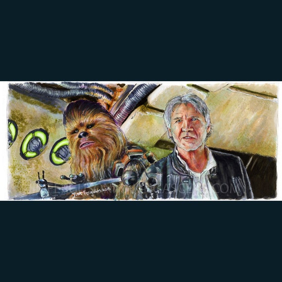 Star Wars - Chewie We're Home  Poster Print By Jim Ferguson