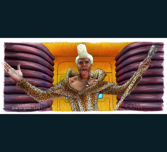 Fifth Element - Ruby Rhod Poster Print By Jim Ferguson