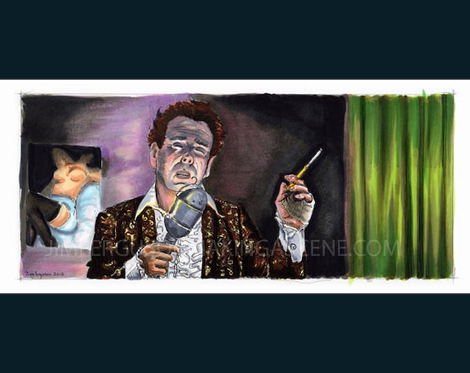 Blue Velvet Candy Colored Clown Poster Print by Jim Ferguson | Etsy