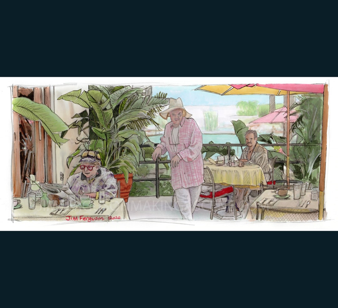 Birdcage I Didn't Know John Wayne Walked Like That Poster Print by Jim