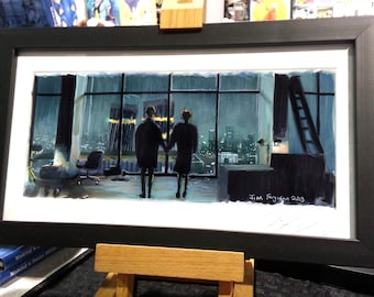 Fight Club - Where is my Mind Poster Druck Von Jim Ferguson