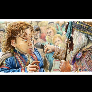 Willow - The power to control the world is in WHICH finger  Poster Print By Jim Ferguson