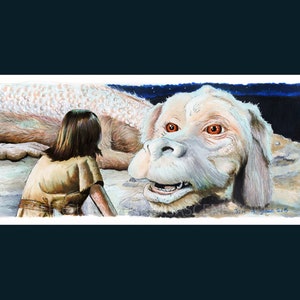 Neverending Story - Falkor Print By Jim Ferguson