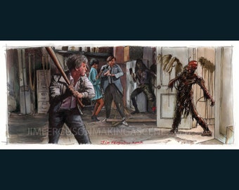 O Retorno dos Mortos-Vivos - Impressão de Tarman por Jim Ferguson