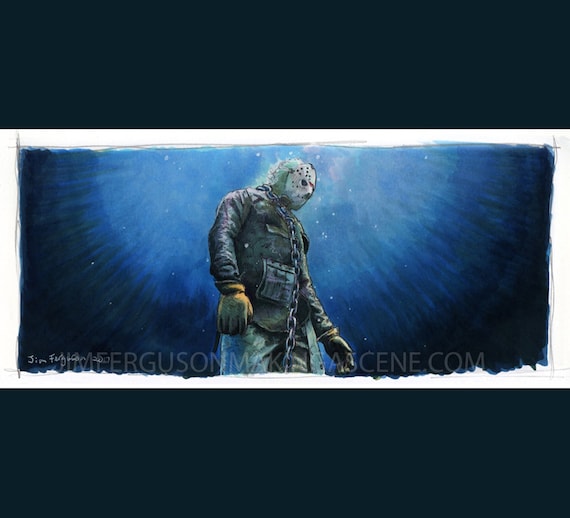 Friday the 13th Part VI - Jason Lives Art Poster Print By Jim Ferguson