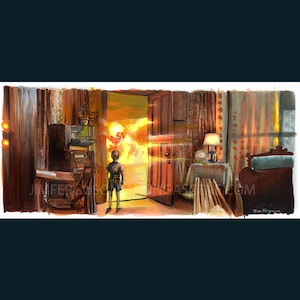 Close Encounters of the Third Kind - &quot;Toys&quot; 5&quot;x11&quot; Poster Print By Jim Ferguson