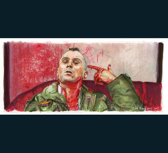 Taxi Driver - Travis Poster Print By Jim Ferguson