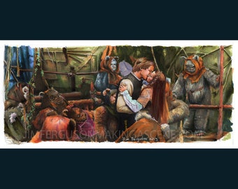 Star Wars- Return of the Jedi - Allay Loo Ta Nuv Poster Print By Jim Ferguson