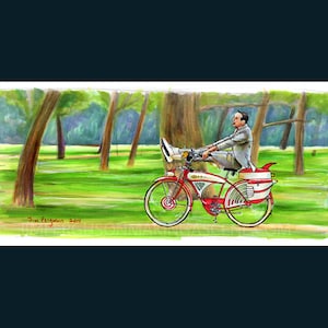 Pee-Wee&#39;s Big Adventure - Ich bin ein Einzelgänger, Dottie. Ein Rebellen Poster Druck Von Jim Ferguson