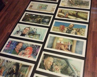 1 moldura e passe-partout APENAS para impressão de 30x60 cm do filme "Jim Ferguson" por Jim Ferguson.