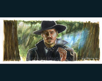 Tombstone - I'm Your Huckleberry   Poster Print By Jim Ferguson