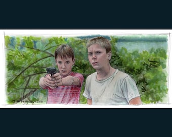 Stand By Me - Chupe minha gordura, seu bairro barato da loja de moedas de dez centavos Impressão por Jim Ferguson