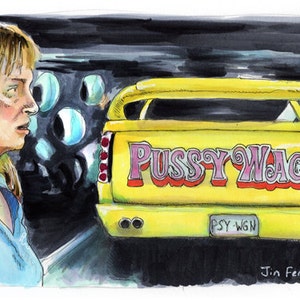 Kill Bill Pussy Wagon Poster Print By Jim Ferguson image 2