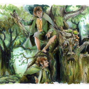 Lord of the Rings - the Last March of the Ents Poster Print by Jim ...