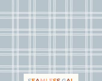 Light Blue Stripe Seamless Pattern, Classic Preppy Design (Digital Download)