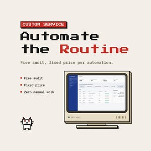 Automatización de procesos empresariales | Scripts y bots personalizados en Python: Facturas, enrutamiento de clientes potenciales, informes, recordatorios, extracción de datos, conversión de hojas de cálculo a CRM | Auditoría gratuita