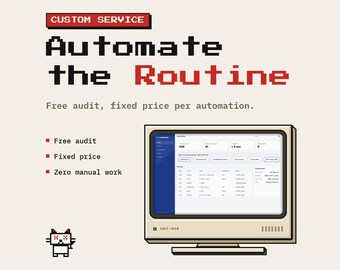Business Process Automation | Custom Python Scripts & Bots: Invoices, Lead Routing, Reports, Reminders, Scrapers, Sheets to CRM | Free Audit